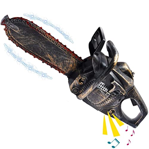 Bloody Rusty Chainsaw Prop with Sound 16 Inches