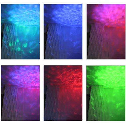 16 Color Sound Activated Water Wave Lights
