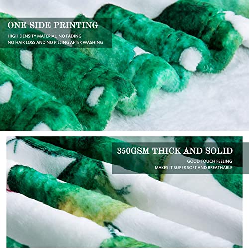 Ouija Board Blanket with Sun, Moon & Skeleton Print