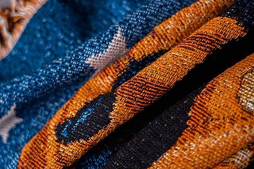 Vintage Halloween Cotton Throw Blanket for Cozy Vibes