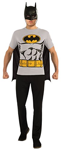 Batman T-Shirt Set with Cape and Mask