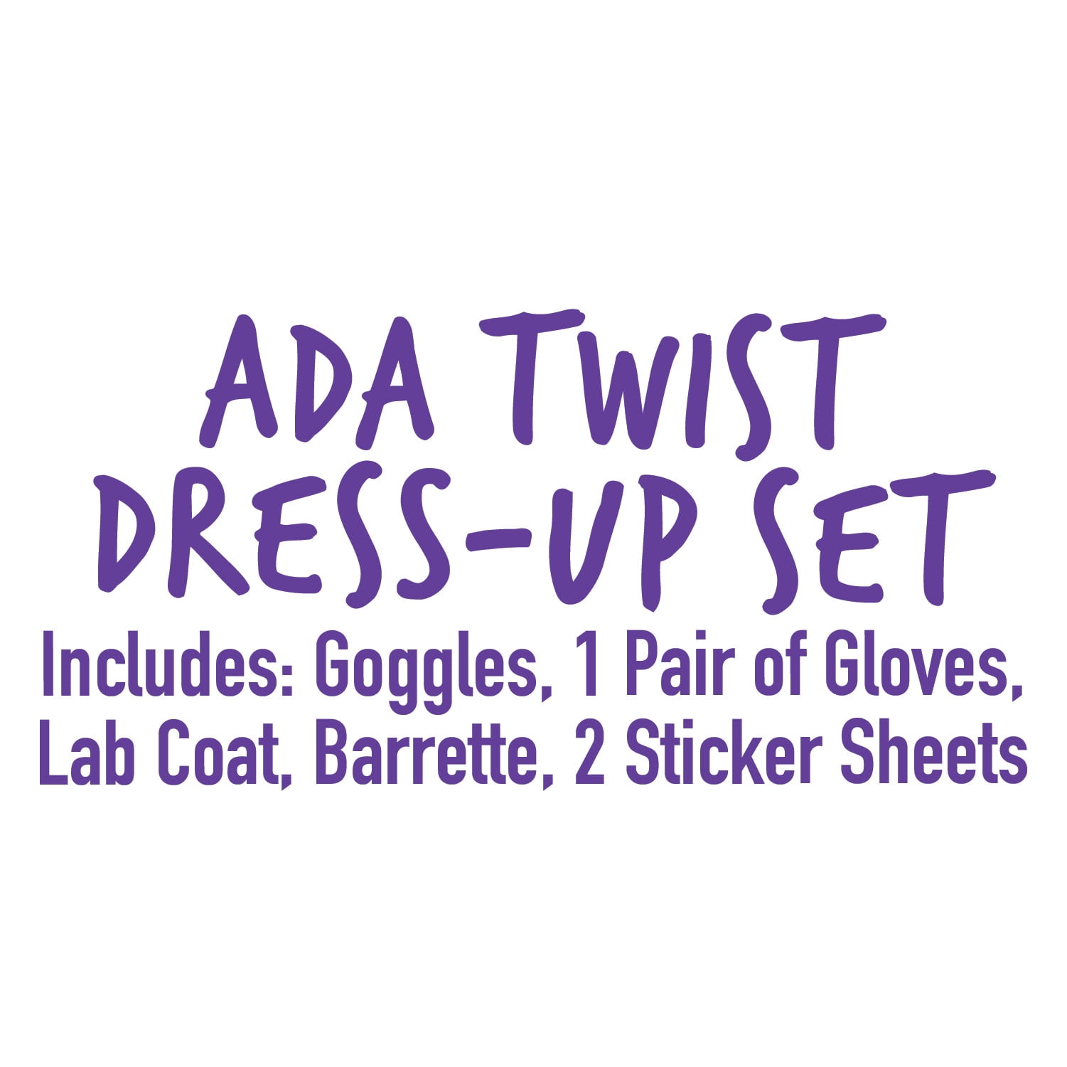 Ada Twist Scientist Dress-Up Set with Accessories