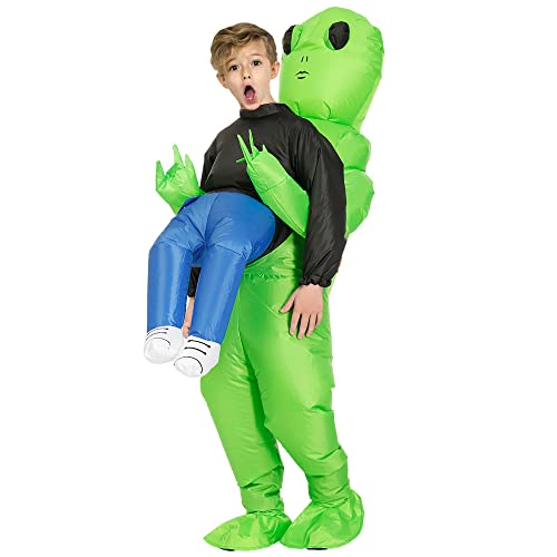 Inflatable Alien Hold Me Costume for Kids