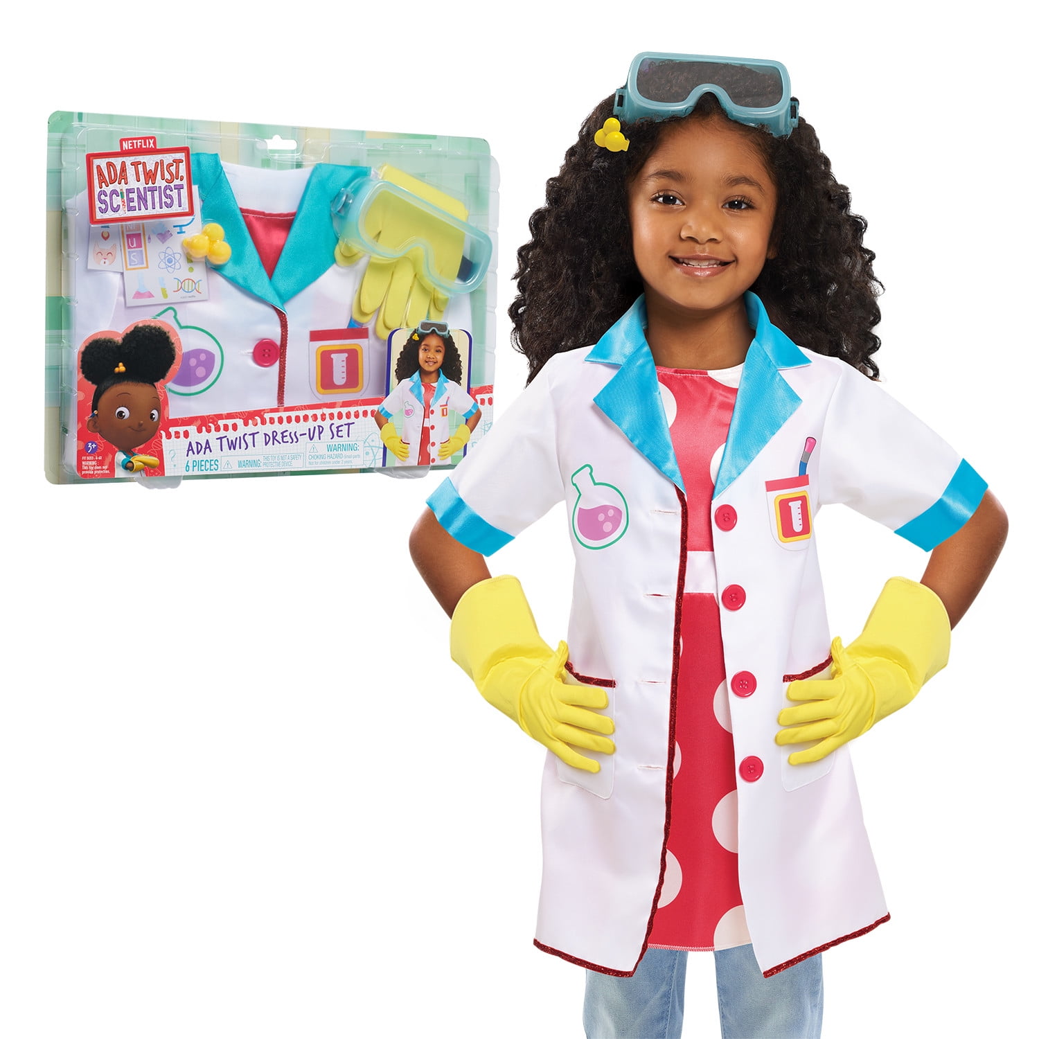 Ada Twist Scientist Dress-Up Set with Accessories