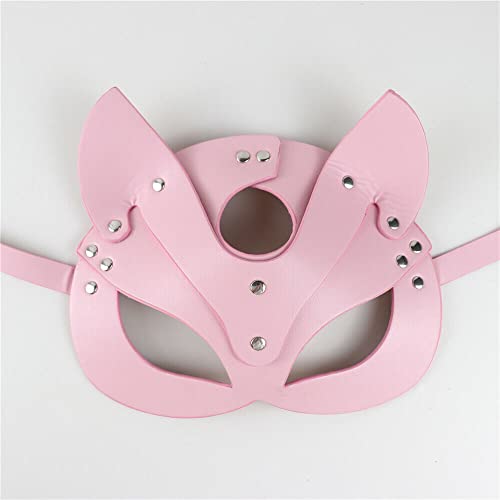 Women’s Leather Masquerade Masks for Halloween Parties