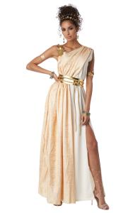 Golden Goddess Greek Toga Adult Halloween Costume