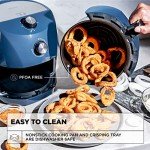 Crux 3.7QT Manual Air Fryer - Fast & Easy Cooking