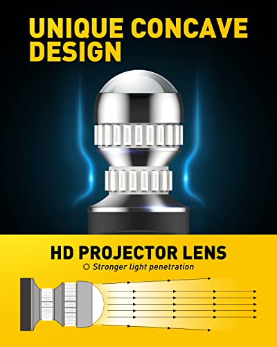 AUXITO Red LED Brake Tail Light Bulbs 3156 3157