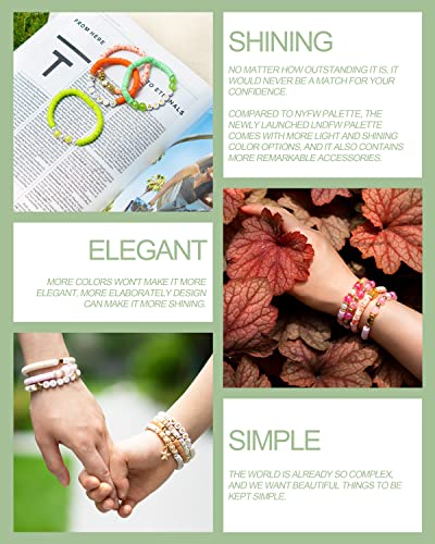 Friendship Bracelet Kit with 24 Colors and Beads