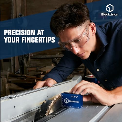 Precision Block Set for Woodworking and Measuring