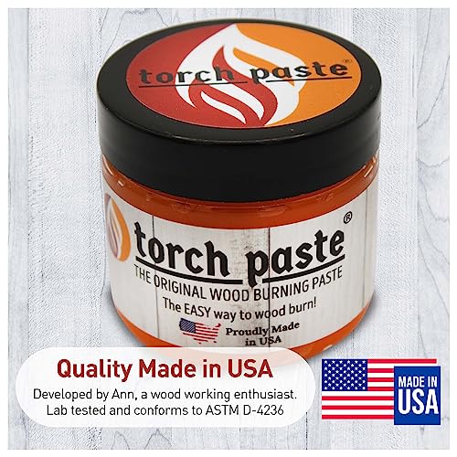 Torch Paste - Non-Toxic Wood Burning, Easy Application