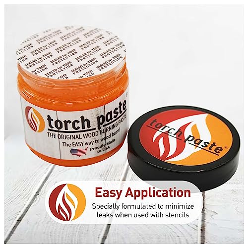 Torch Paste - Non-Toxic Wood Burning, Easy Application
