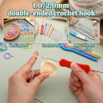 JUPEAN Complete Knitting Accessories, Knitting Supplies Kit with Stitch Markers Plastic Sewing Needles Cable Needles for Sewing and Weaving