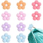 10 Pack Cute Flower Needle Point Protectors Silicone Needle Point Protectors Knitting Accessories and Supplies Knitting Needle Stoppers Knitting Needles Point Protectors Knitting Tools