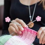 10 Pack Cute Flower Needle Point Protectors Silicone Needle Point Protectors Knitting Accessories and Supplies Knitting Needle Stoppers Knitting Needles Point Protectors Knitting Tools