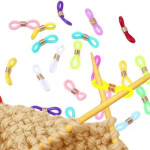 40pcs Knitting Needle Stoppers and Protectors