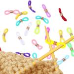 40pcs Knitting Needle Stoppers and Protectors