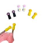 Cat Paw Knitting Needle Stoppers - 6 Pack
