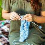 10 Silicone Knitting Needle Stoppers in Hexagon Shape