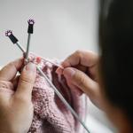 Cat Paw Knitting Needle Stoppers - 6 Pack