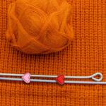 Heart-Shaped Knitting Needle Stoppers - 20 PCS