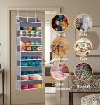 Over Door Yarn Organizer with Mesh Pockets
