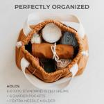 Chic Crochet Bag Organizer with 8 Pockets