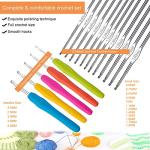 95-Piece Knitting Needles and Crochet Hooks Set