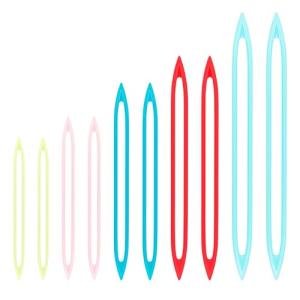 10 Large Eye Plastic Yarn Needles for Crafts