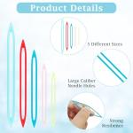 10 Large Eye Plastic Yarn Needles for Crafts
