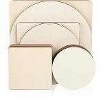 32 Natural Wood Cutouts for DIY Crafts