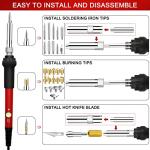 Beginner Wood Burning Kit with 73 Pieces