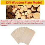 15 Pack Unfinished Basswood Sheets for DIY Crafts