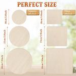 32 Natural Wood Cutouts for DIY Crafts