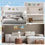 10 Large Unfinished Wooden Ornaments for Painting