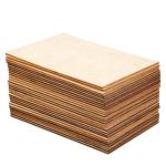15 Pack Unfinished Basswood Sheets for DIY Crafts