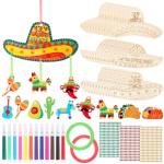 DIY Mexican Wood Wind Chimes Craft Kit
