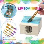 24 Pack Wooden Boxes for DIY Crafts