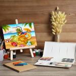 10 Large Unfinished Wooden Ornaments for Painting