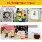 15 Pack Unfinished Basswood Sheets for DIY Crafts