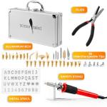 Wood Burning Kit with Adjustable Pen and Tips