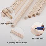 Balsa Wood Sticks and Sheets for DIY Crafts