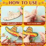DIY Mexican Wood Wind Chimes Craft Kit
