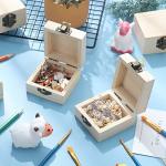 24 Pack Wooden Boxes for DIY Crafts