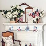 10 Unfinished Wood Ornaments for 4th of July Painting