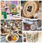100 Natural Wood Slices for Crafts and DIY