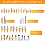 Wood Burning Kit with Adjustable Pen and Tips