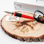 Wood Burning Kit with Adjustable Pen and Tips