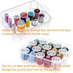 Brothread 40 Colors Embroidery Thread with Storage Box