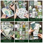 Aesthetic Scrapbooking Kit with Vintage Stickers